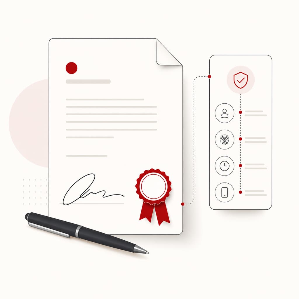 Ilustración del módulo Firma electrónica